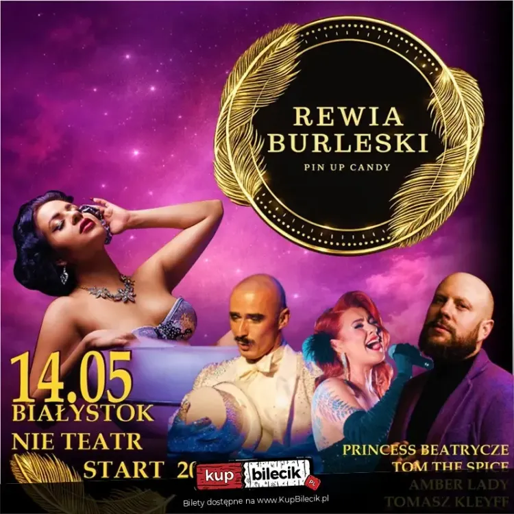Rewia Burleski by Pin Up Candy - Pióra i Szampan