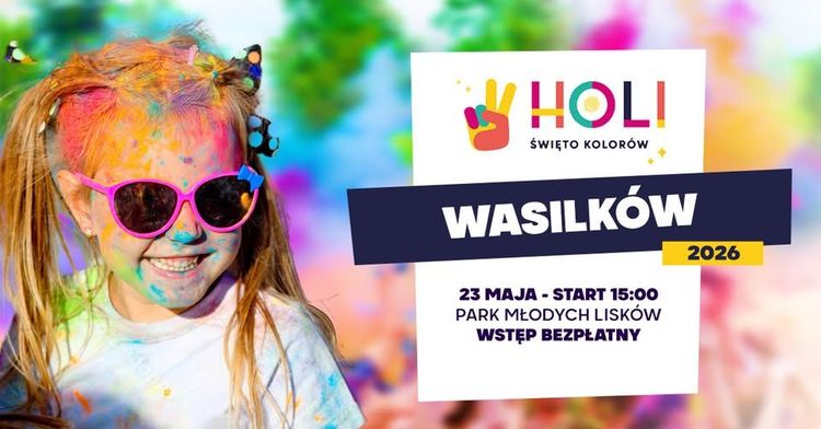 Holi Święto Kolorów w Wasilkowie ★ oficjalna trasa 2026
