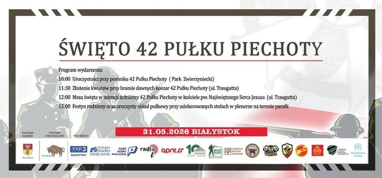 ŚWIĘTO 42 PUŁKU PIECHOTY – BIAŁYSTOK 2026
