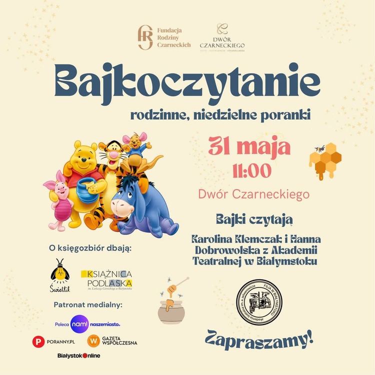 Niedzielne bajkoczytanie w Restauracji Forma (Dwór Czarneckiego)