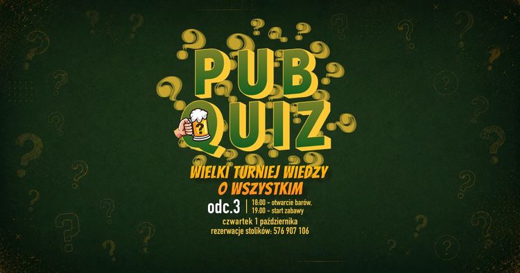 PUBQUIZ (odc.3) Wielki Turniej Wiedzy o Wszystkim!
