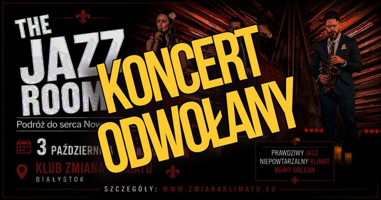 The Jazz Room: Podróż do serca Nowego Orleanu / I TERMIN / WYDARZENIE ODWOŁANE - wydarzenie w Białymstoku