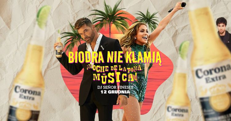 BIODRA NIE KŁAMIĄ! • ¡noche de latina música! • SEÑOR DJ FINESEE - wydarzenie w Białymstoku