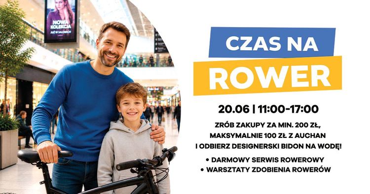 Czas na rower! Aktywne rozpoczęcie lata w Centrum Handlowym Auchan Produkcyjna