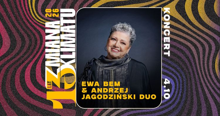 Ewa Bem oraz Andrzej Jagodziński – koncert odwołany - wydarzenie w Białymstoku
