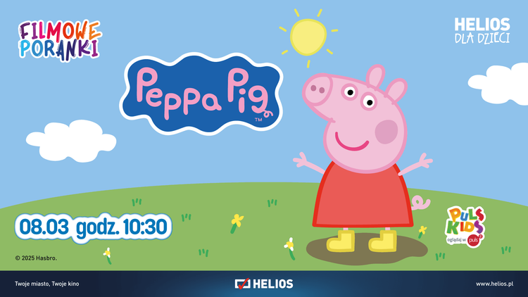  FILMOWE PORANKI  „ŚWINKA PEPPA, CZ. 1”