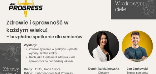 Wykład: Zdrowie i sprawność w każdym wieku - cykl spotkań Aktywny Senior w Białymstoku