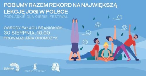 Podbijmy rekord na największą lekcję jogi w Polsce!